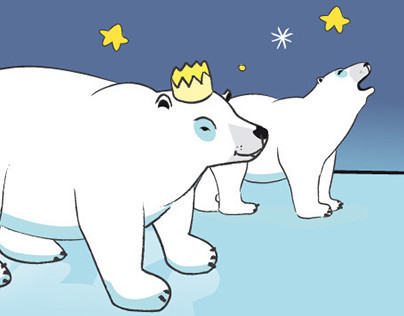 Polar bear vector illustration