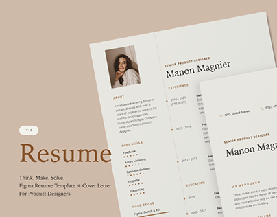 One-page Resume & Cover letter