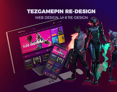TEZGAMEPIN Games Store - Redesign Concept