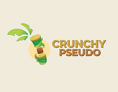 Crunchy Pseudo Logo & Brand Identity