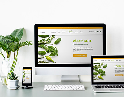 Zöldíz Kert webdesign