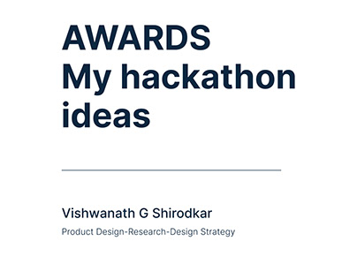 My Hackathon ideas & presentation