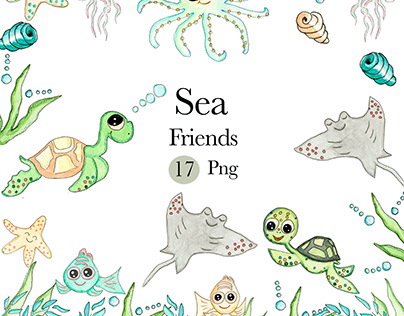 Sea Friends collection