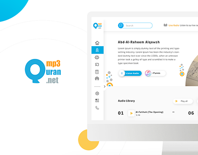 Mp3 Quran Redesign Website