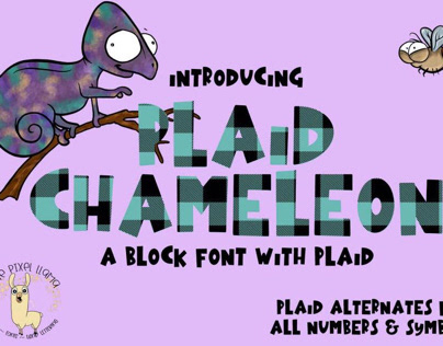 Plaid Chameleon Font