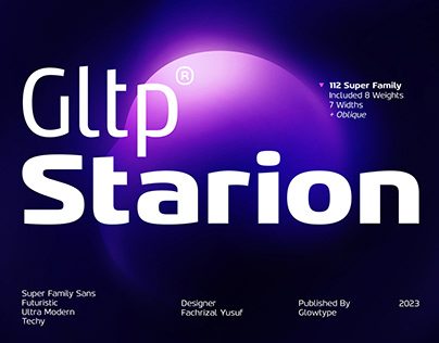Project thumbnail - Gltp Starion Super Family Sans