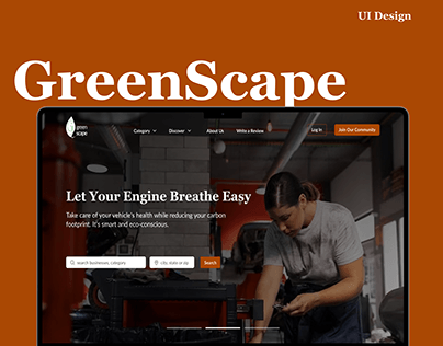 Eco-Friendly Homepage Design