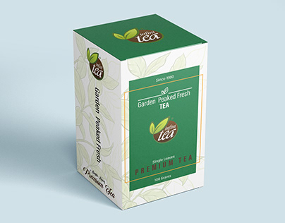 Tea Box Packaging Design.