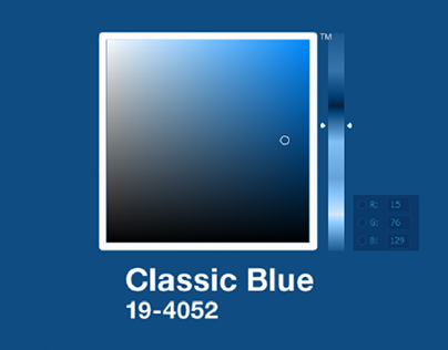 Pantone Classic Blue Color Presentation 2020