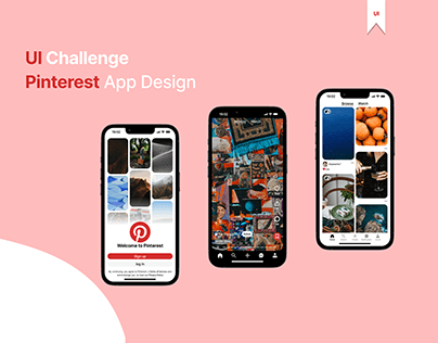 UI Challenge ( Pinterest App )