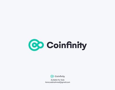 Crypto logo coinfinity - Logo design - Tech logo