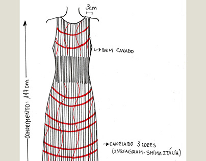 Fichas Técnicas de Vestidos em tricô