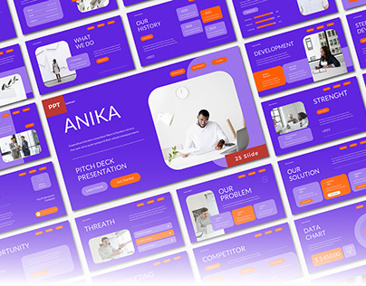 Anika Pitch Deck Powerpoint Template