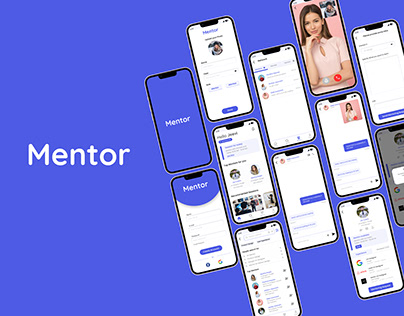 Mentor App - UX/UI csae study
