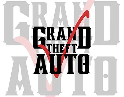 Grand Theft Auto 5 redesigned logo