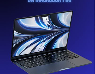Graphic Ad For MacBook Pro
