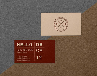 Free Textured Business Card Mockup PSD