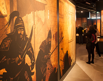 Exhibition illustrations for Nomad Exhibitions