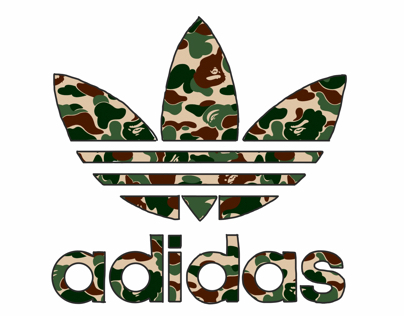 Adidas Green Bape Symbol