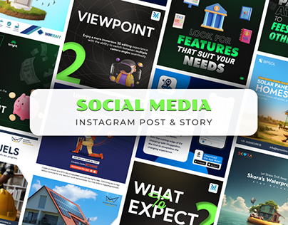 Social Media Design: Instagram post and story
