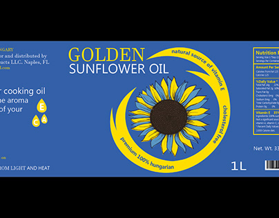 Golden Sunflower Oil
