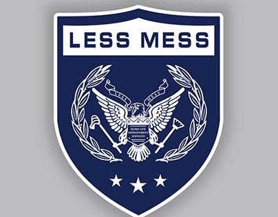 Less Mess - Home life improvement services Logo Design
