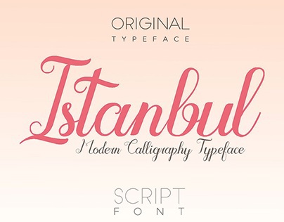 Istanbul calligraphy font