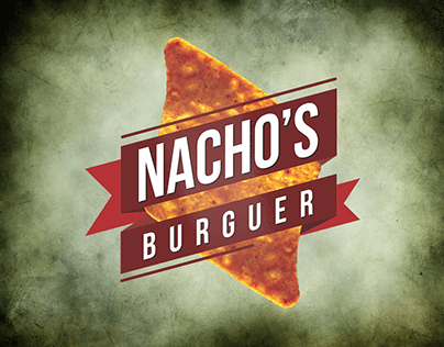 Logotipo, impressos e mídias sociais - Nacho's Burguer