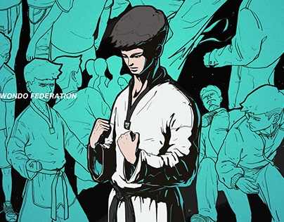 Taekwondo illustration