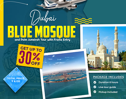 Blue Mosque and the luxury of Palm Jumeirah