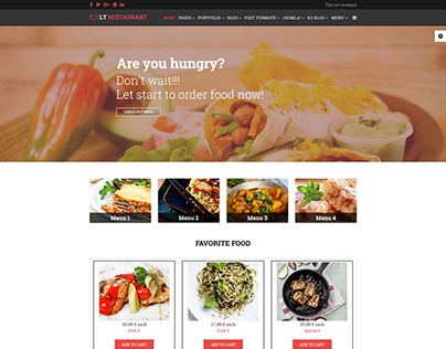 Marketplace - LT Restaurant –Joomla Restaurant template