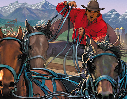 Poster Illustration: The Calgary Stampede