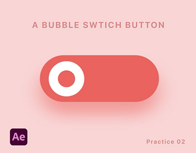 Bubble switch button