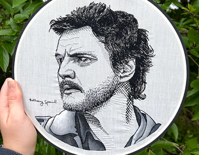Pedro Pascal/Joel Miller Embroidery (2023)