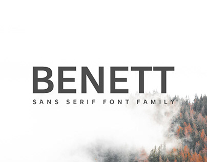 FREE FONT: Benett sans serif