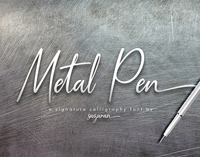 Metal Pen Font Free