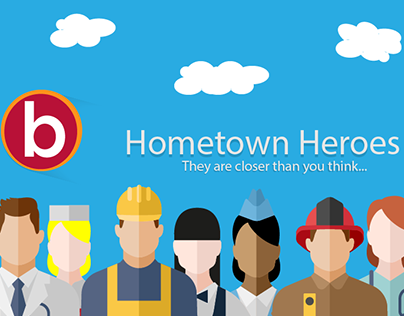 Hometown Heroes Campaign (GD & Creative Direction)