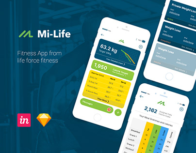 Mi-Life fitness tracker app for Life-force fitness
