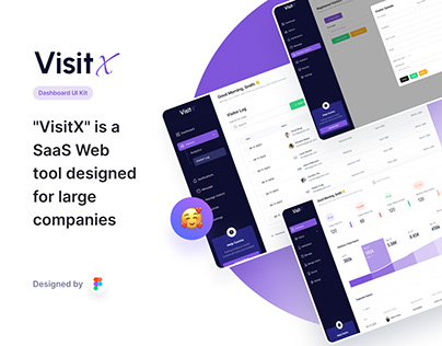 Project thumbnail - Visitor Management Dashboard - UIUX