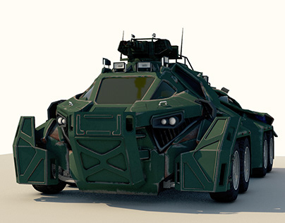 Sci-Fi Military Car