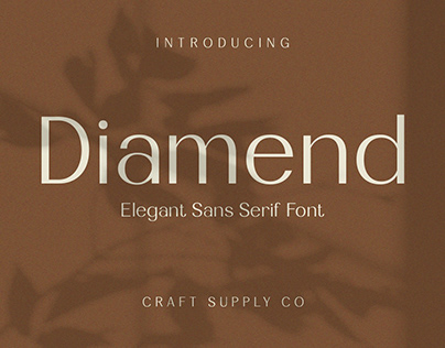 Diamend - Elegant Sans Serif | Free Font