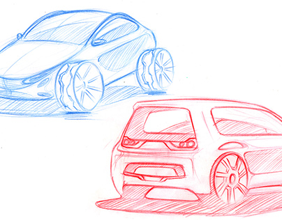 Car sketchs