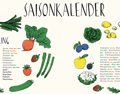 Saisonkalender I Seasonal Calendar