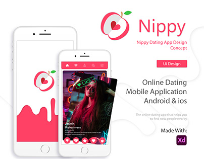 Nippy dating app ui-design