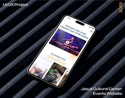 Jesuit Culture Center Website (UI/UX Project)