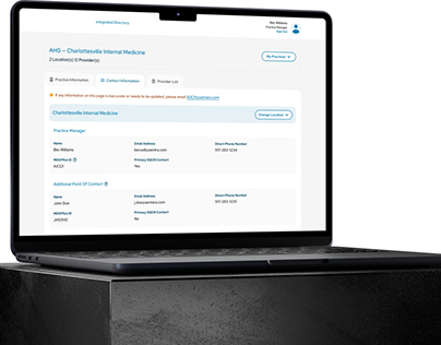 Sentara Healthcare Snapshot - Data Management System