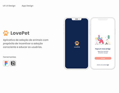LovePet - Adoção | UX/UI Design Concept