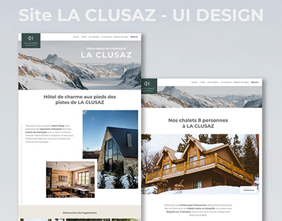 Site web hotelier Ui Design
