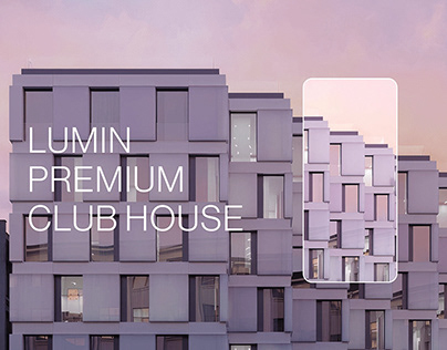 LUMIN Premium Club House website concept