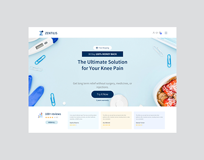 Medical Product Website Design | Anas Raza